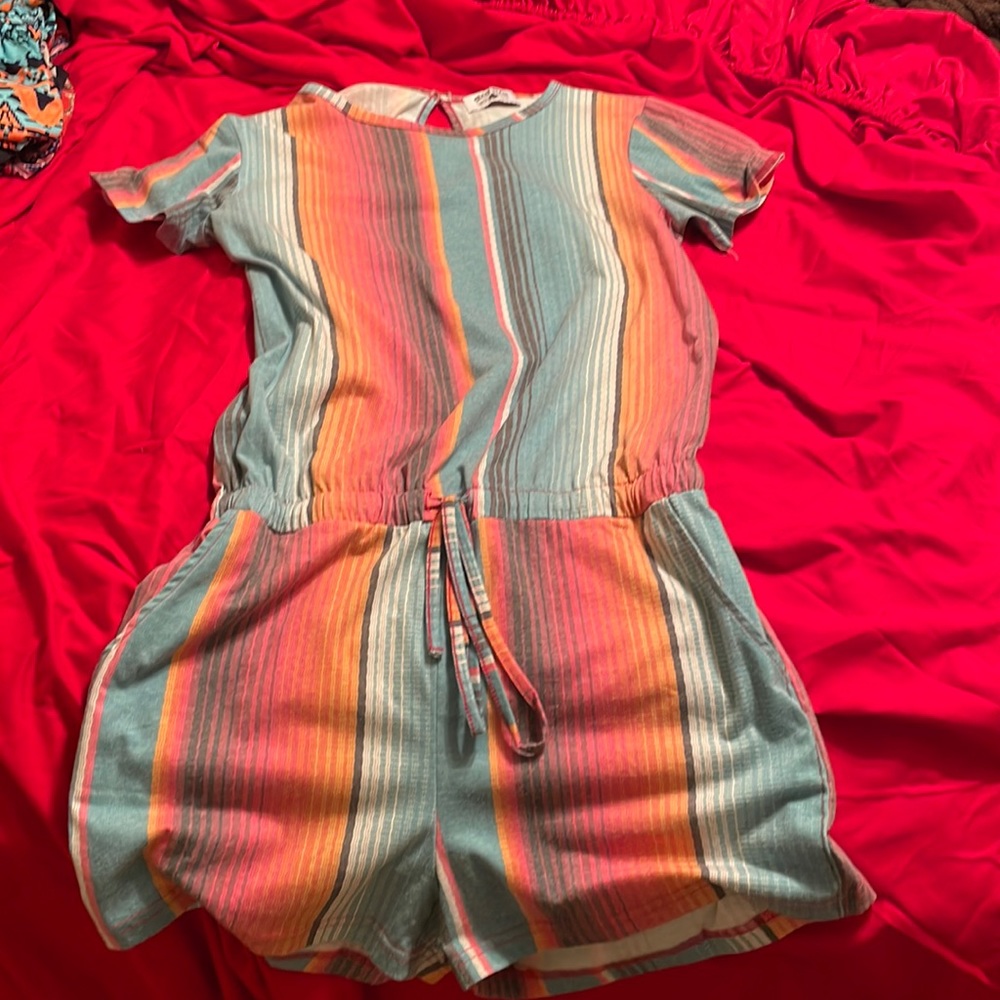 Crazy Train Serape Romper Size M?
